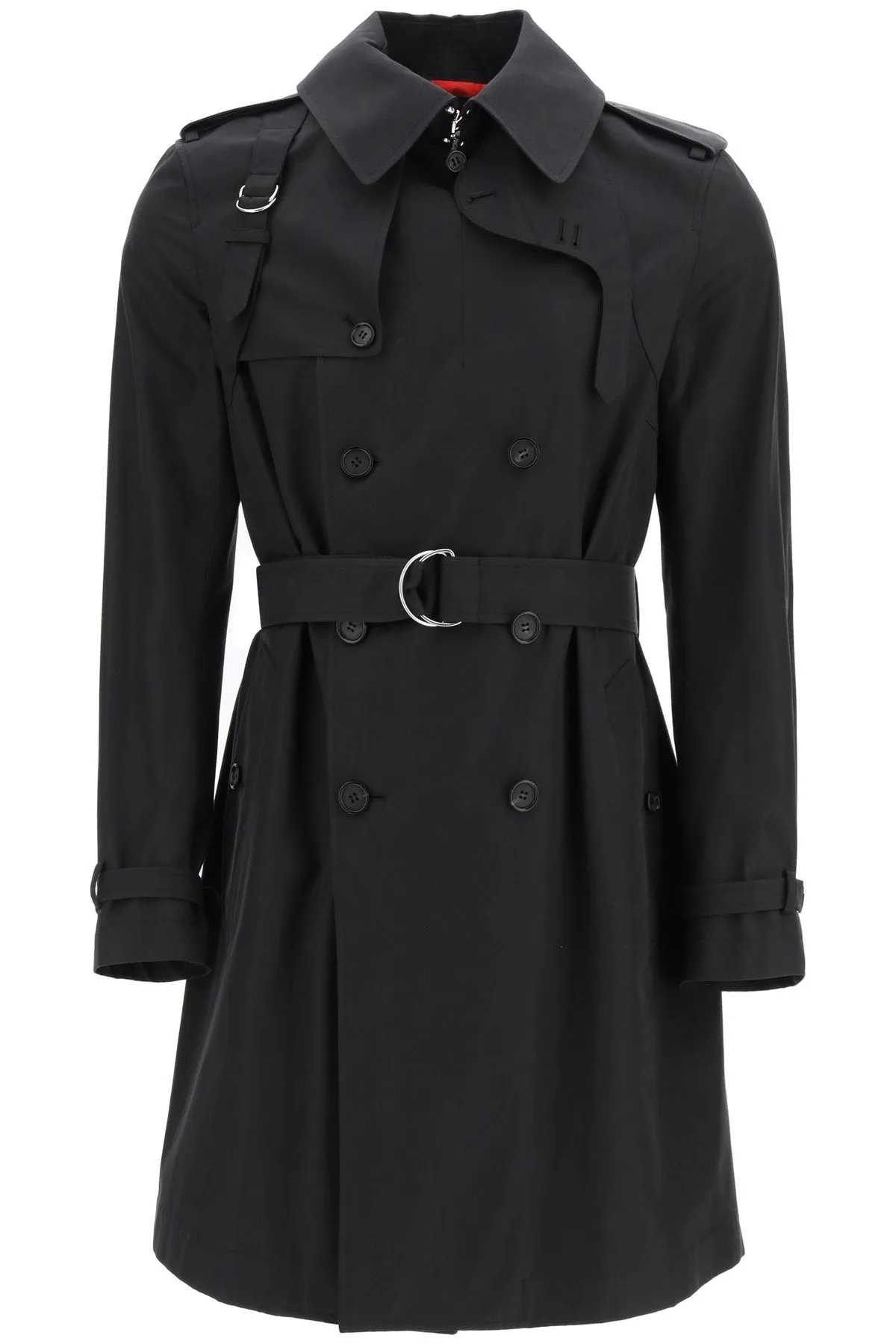 Alexander McQueen Double-Breasted Trench Coat