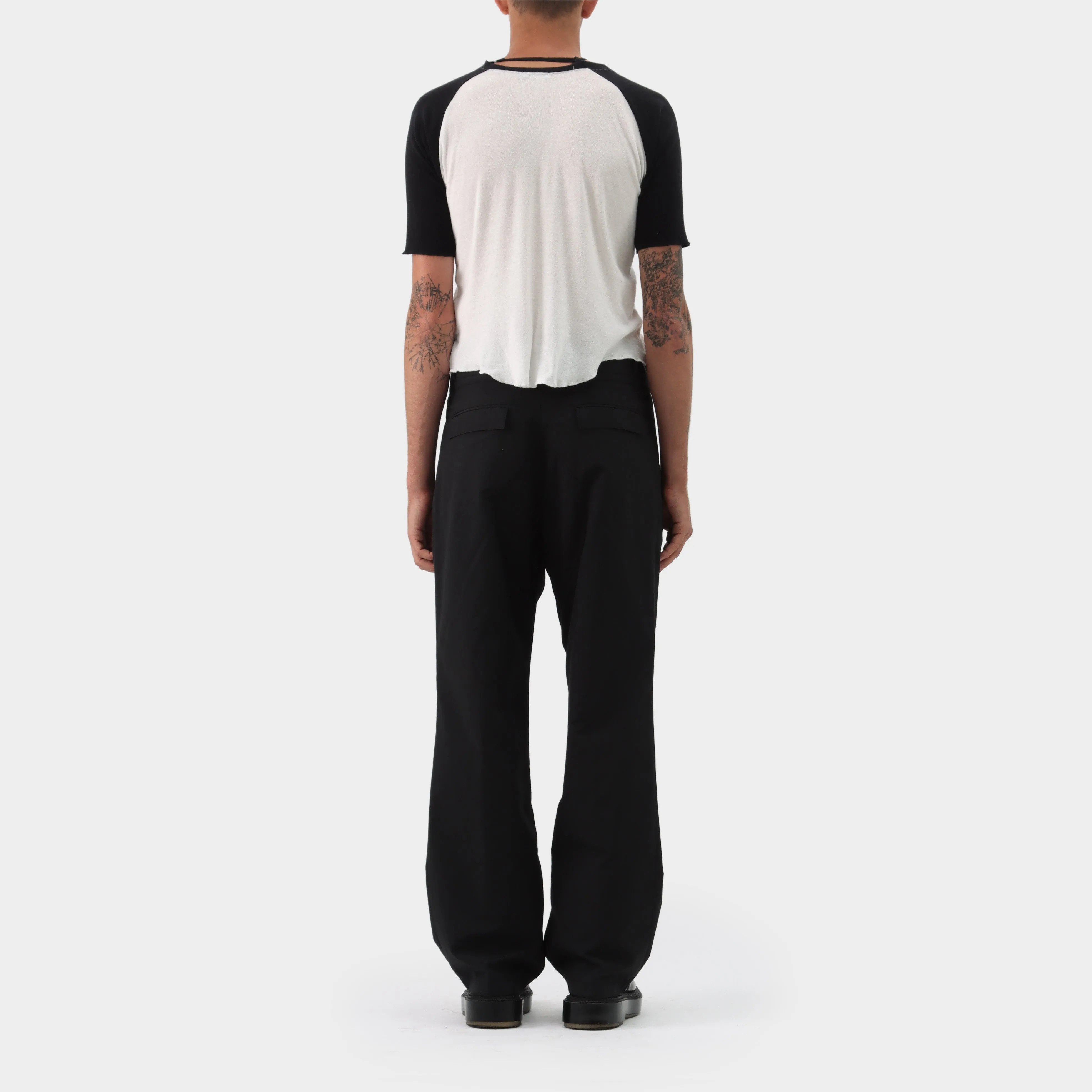 Balenciaga Paris Nylon Wide Leg Trousers