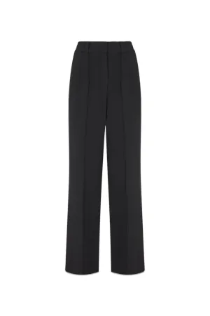 Black Straight Trousers