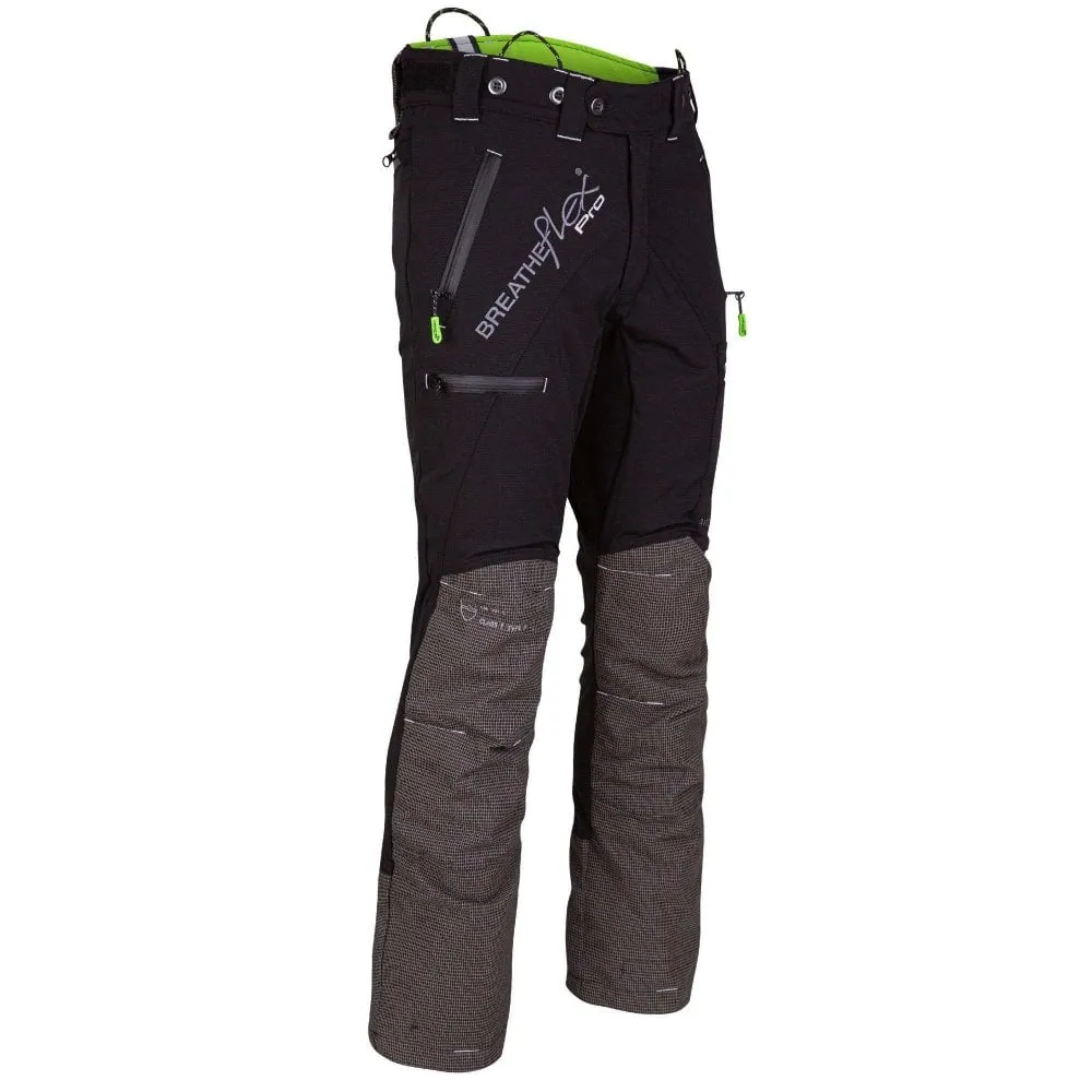 Breatheflex Pro Black Chainsaw Trousers Type A