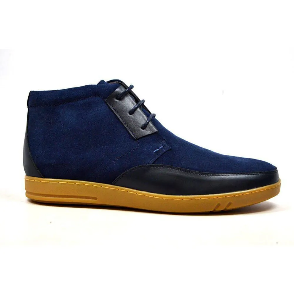 British Walkers Birmingham Bally Style Men's Leather and Suede High Tops