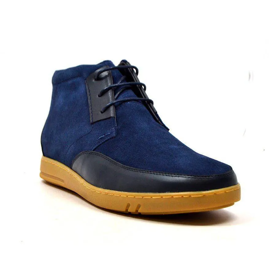 British Walkers Birmingham Bally Style Men's Leather and Suede High Tops