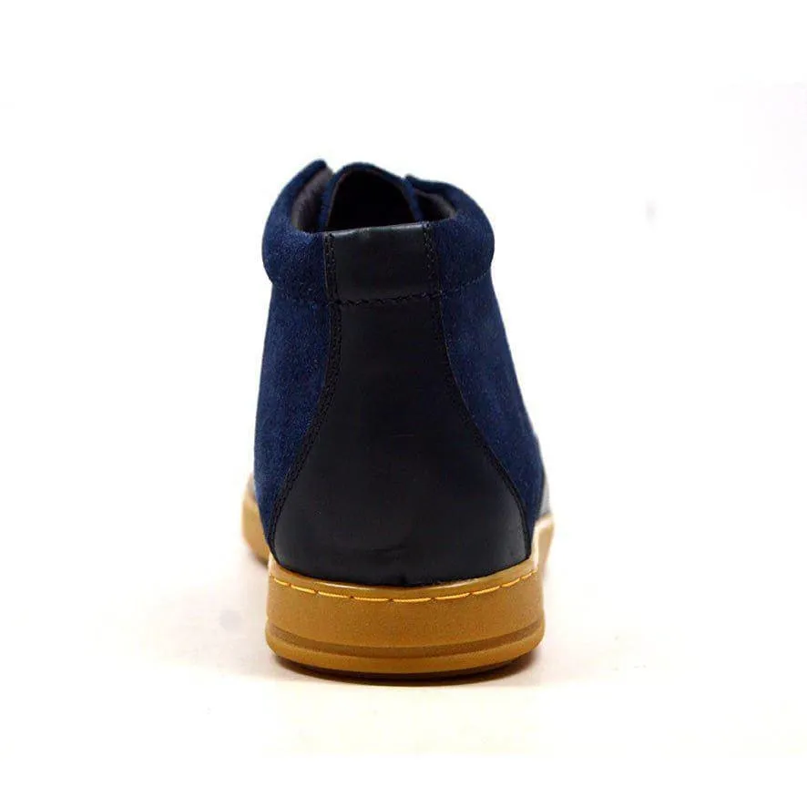 British Walkers Birmingham Bally Style Men's Leather and Suede High Tops