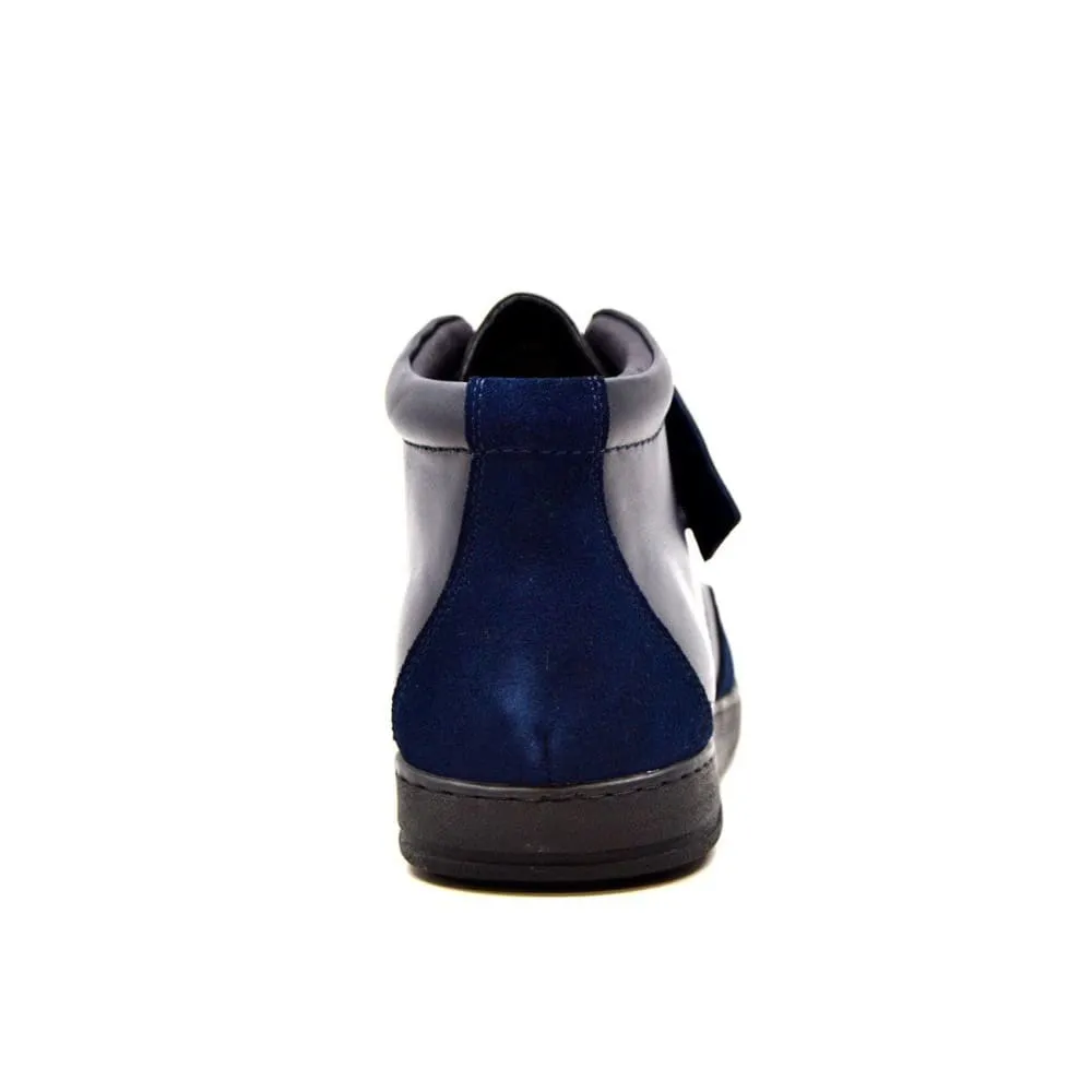 British Walkers Birmingham Bally Style Men's Leather and Suede High Tops