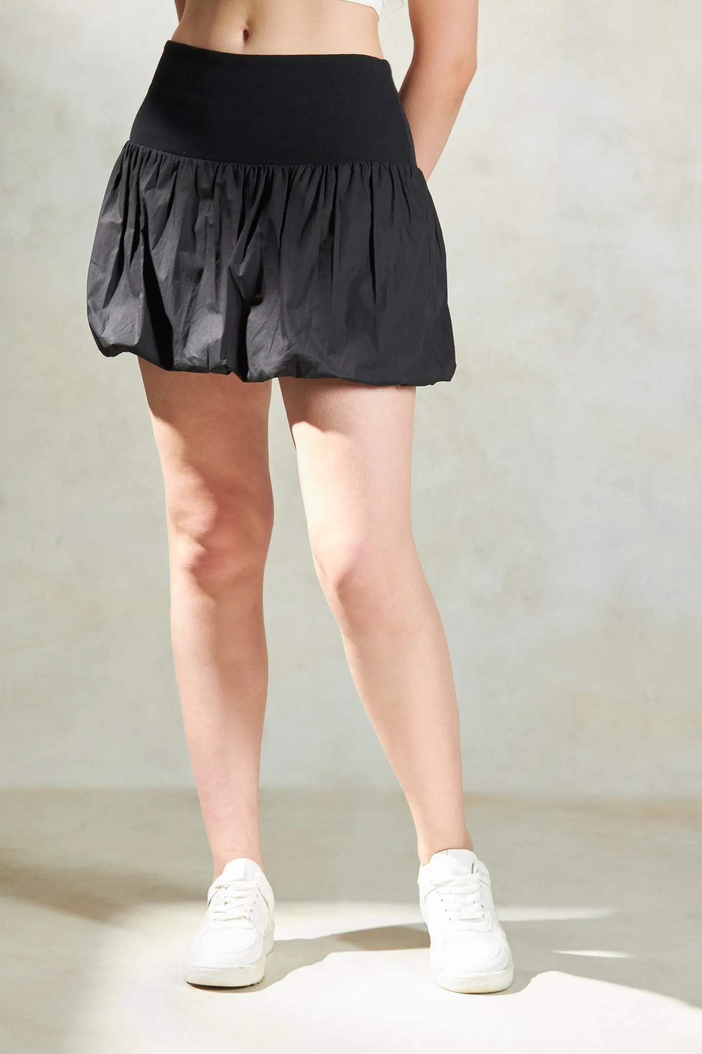 Cassandra|Bubble Hem Mini Skirt