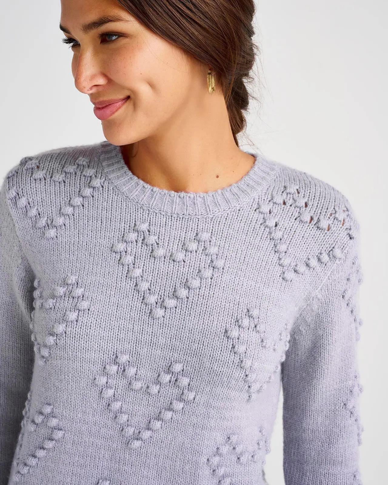 Daphne Bobble Heart Sweater