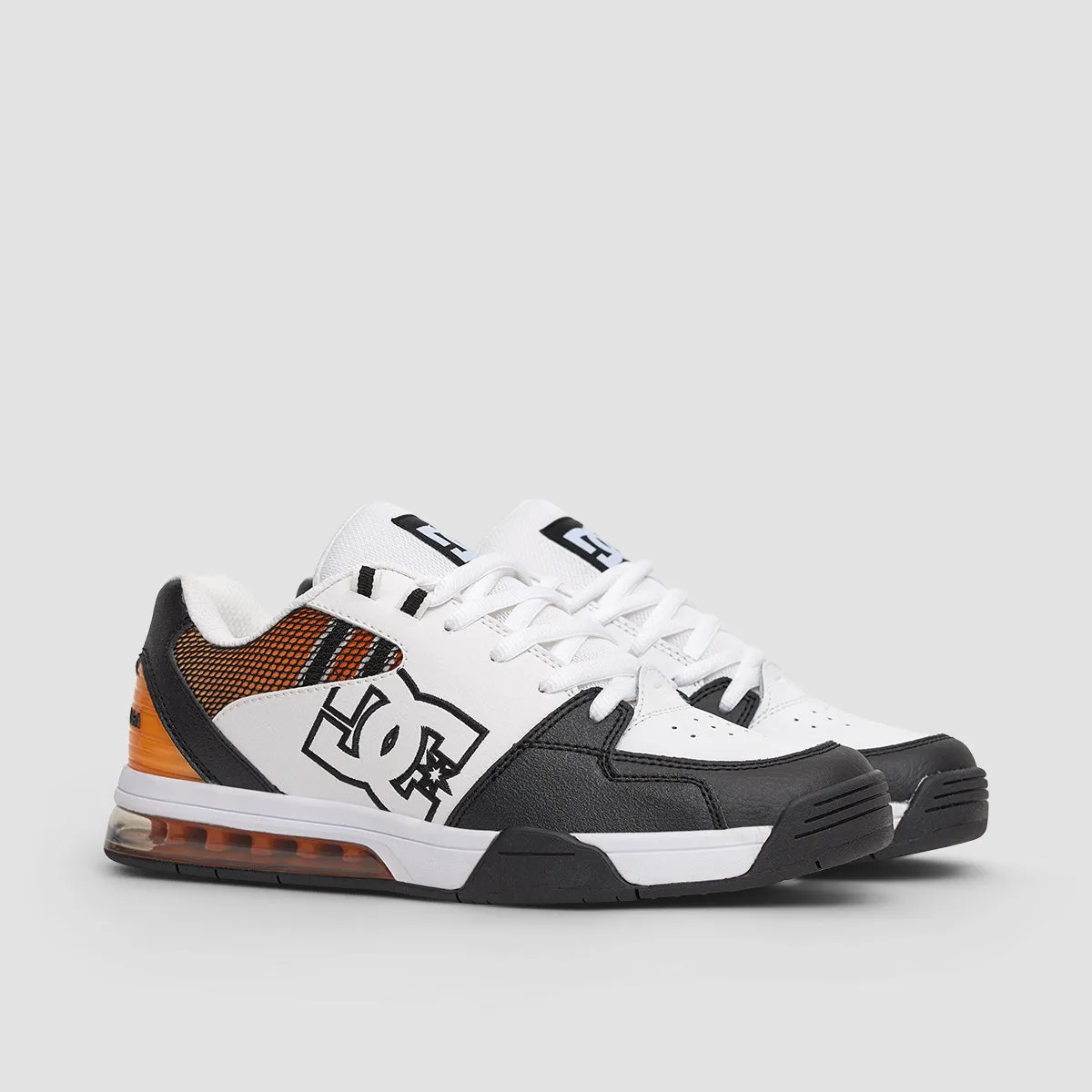 DC Versatile Shoes - White/Black/Orange