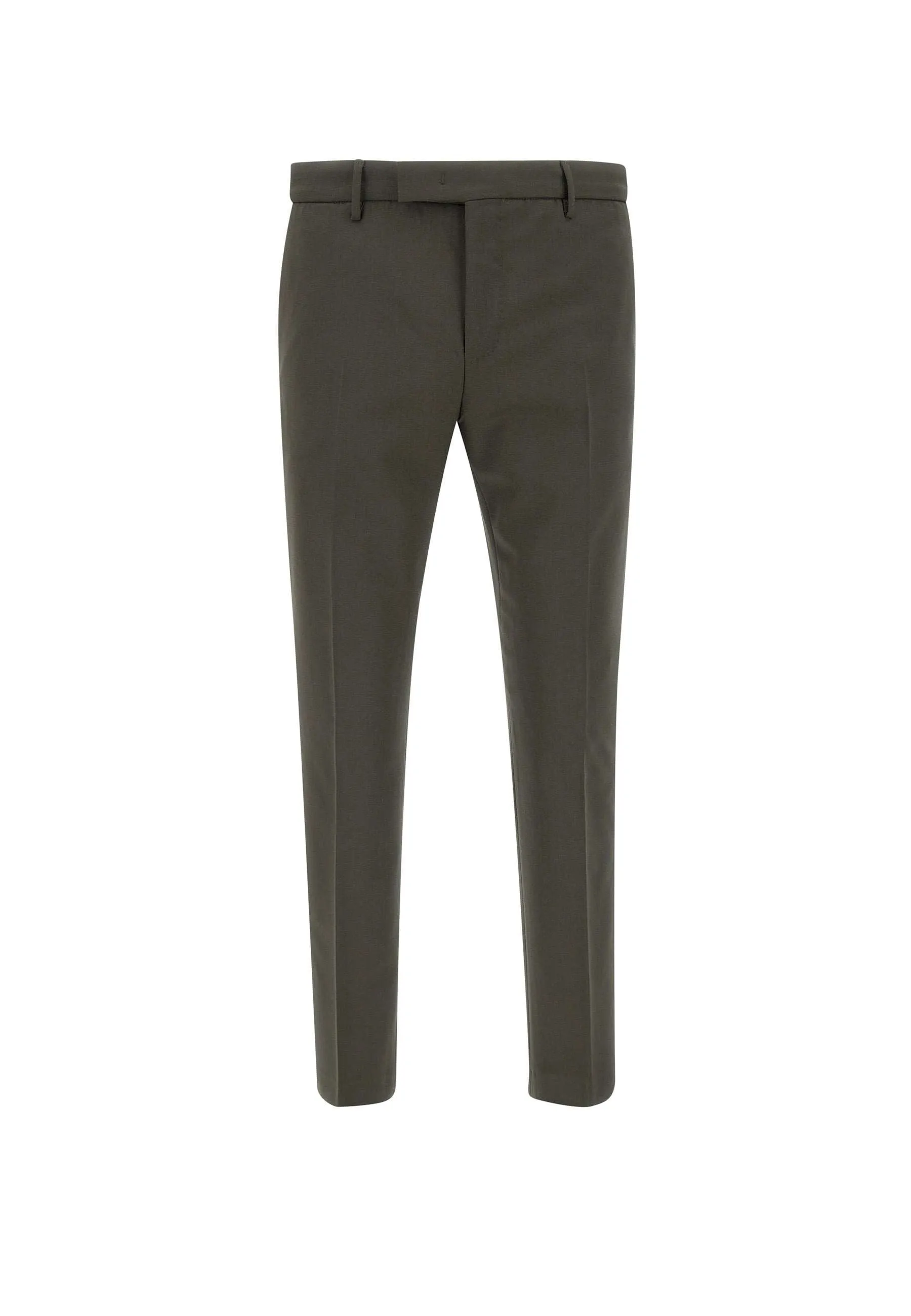 Dieci Wool Trousers in Olive Green