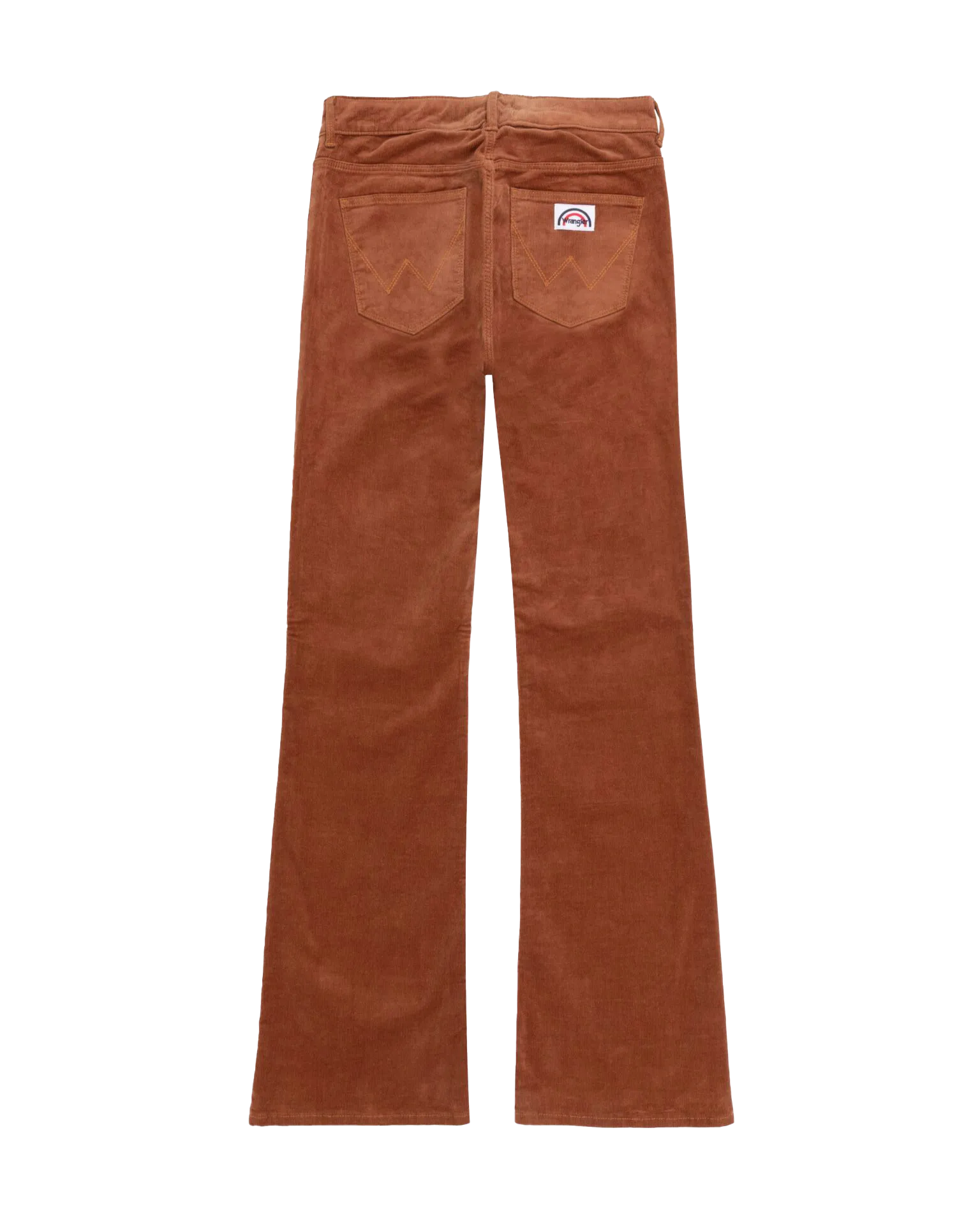 Flare Trousers in Pony Brown