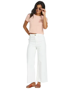 Free Fall Twill Trousers in Salt Crystal 1