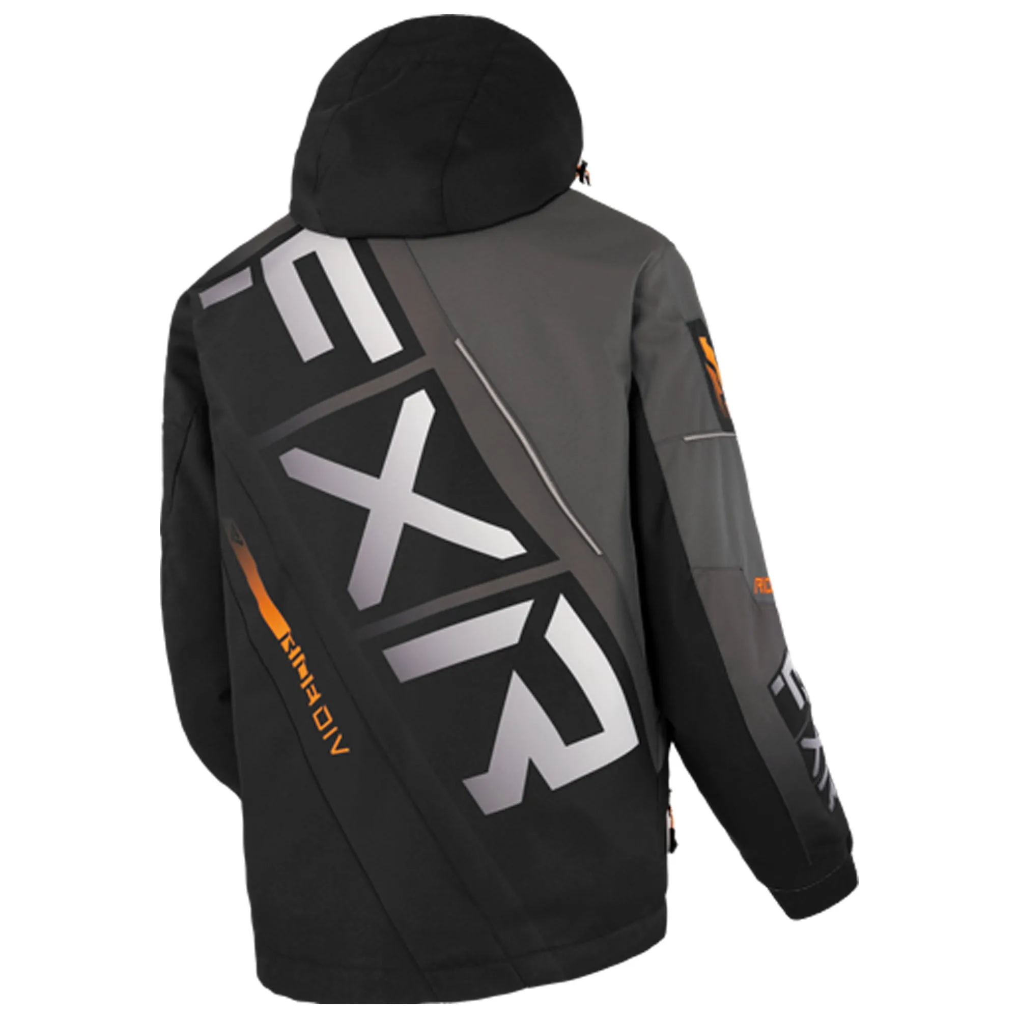 FXR CX Snowmobile Jacket Black/Charcoal/Orange