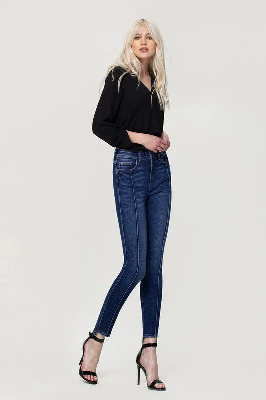 High Rise Ankle Skinny