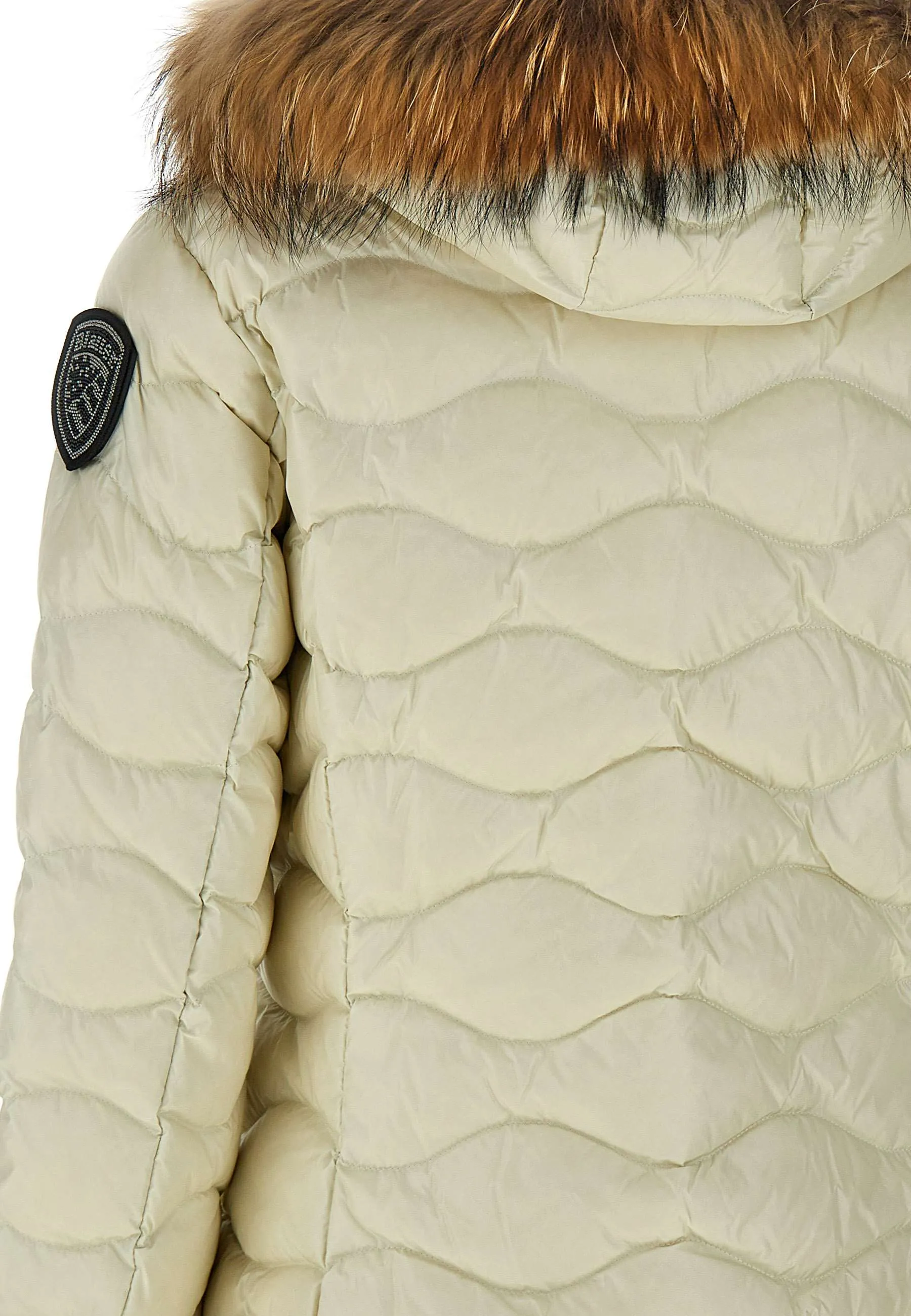 Ivory White Aldie Down Jacket