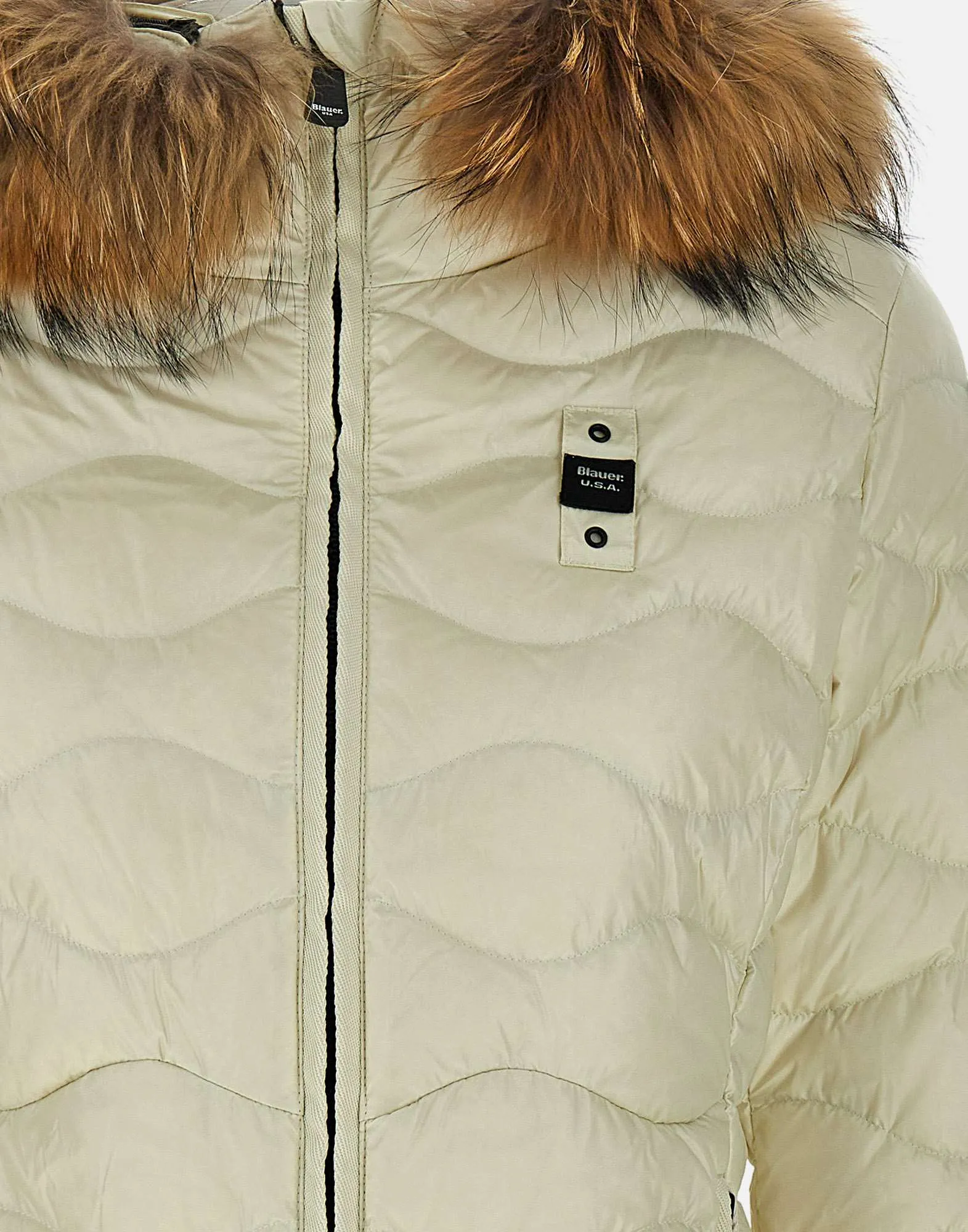 Ivory White Aldie Down Jacket