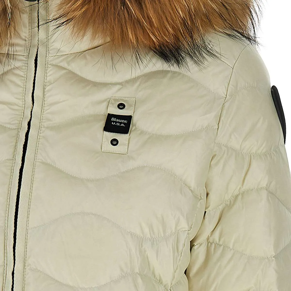 Ivory White Aldie Down Jacket