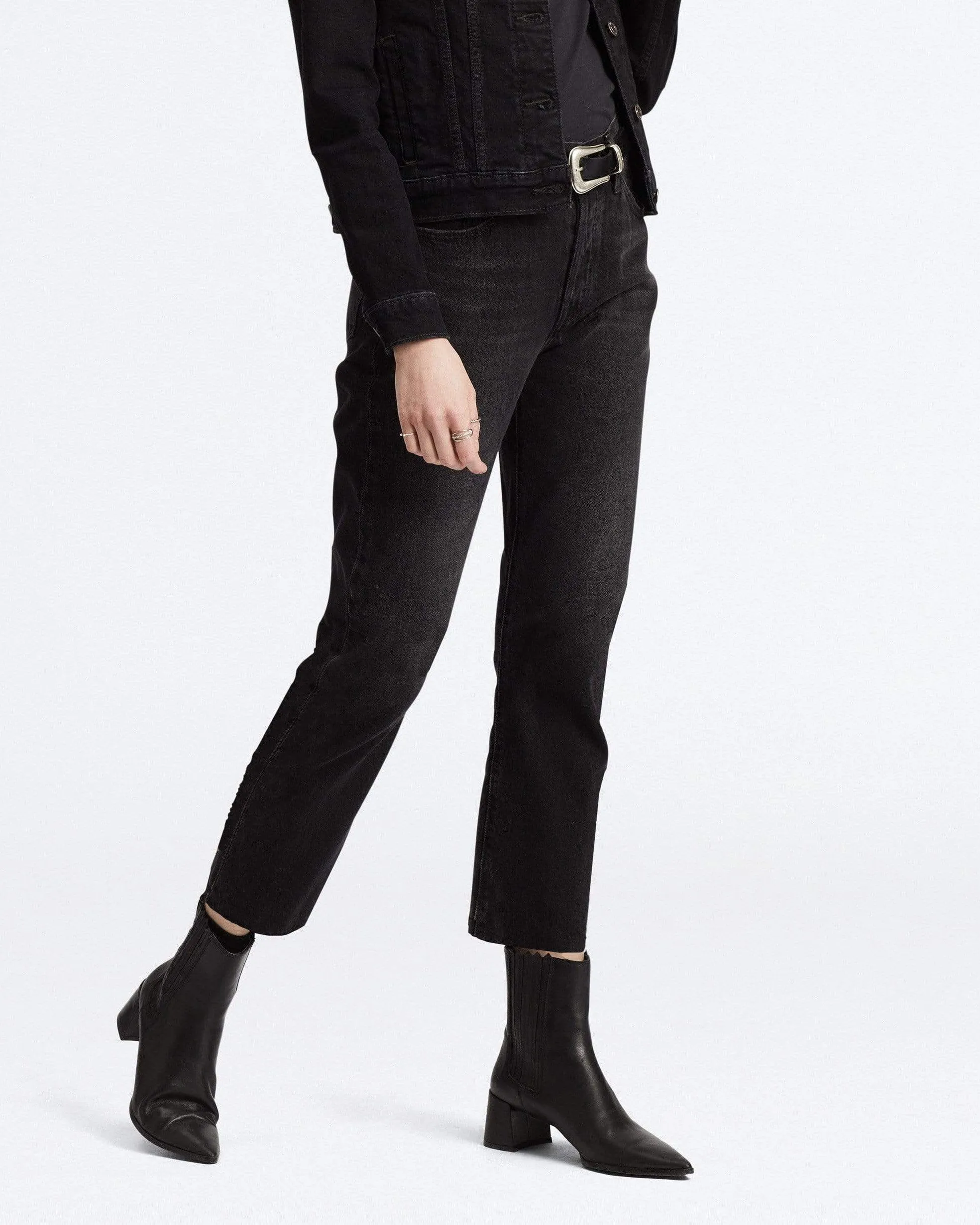 Levi's® Womens 501 Crop Jeans - Black Sprout