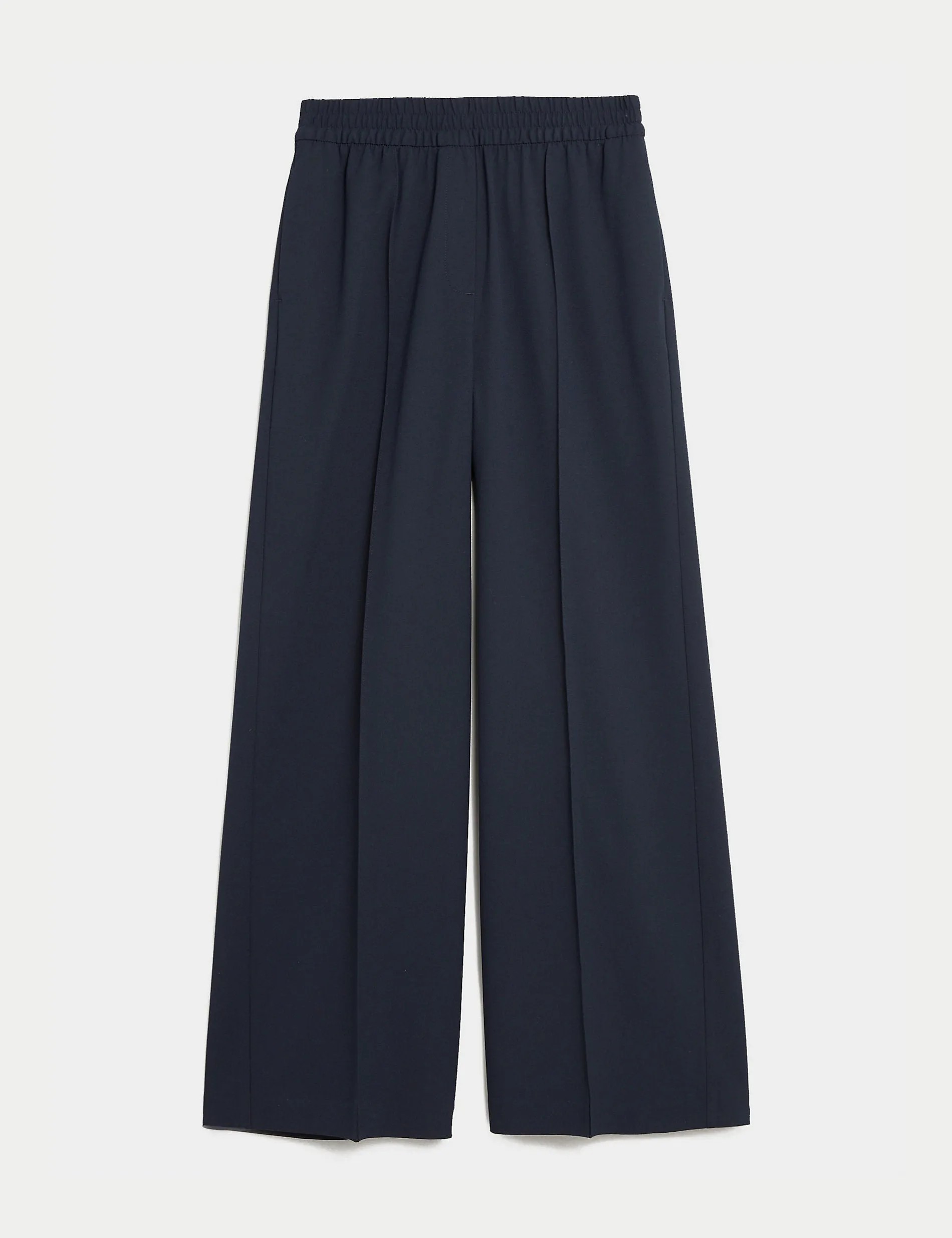 Marks & Spencer wide leg trousers, navy