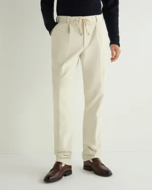 Men's Atrani Moleskin Trousers Off White