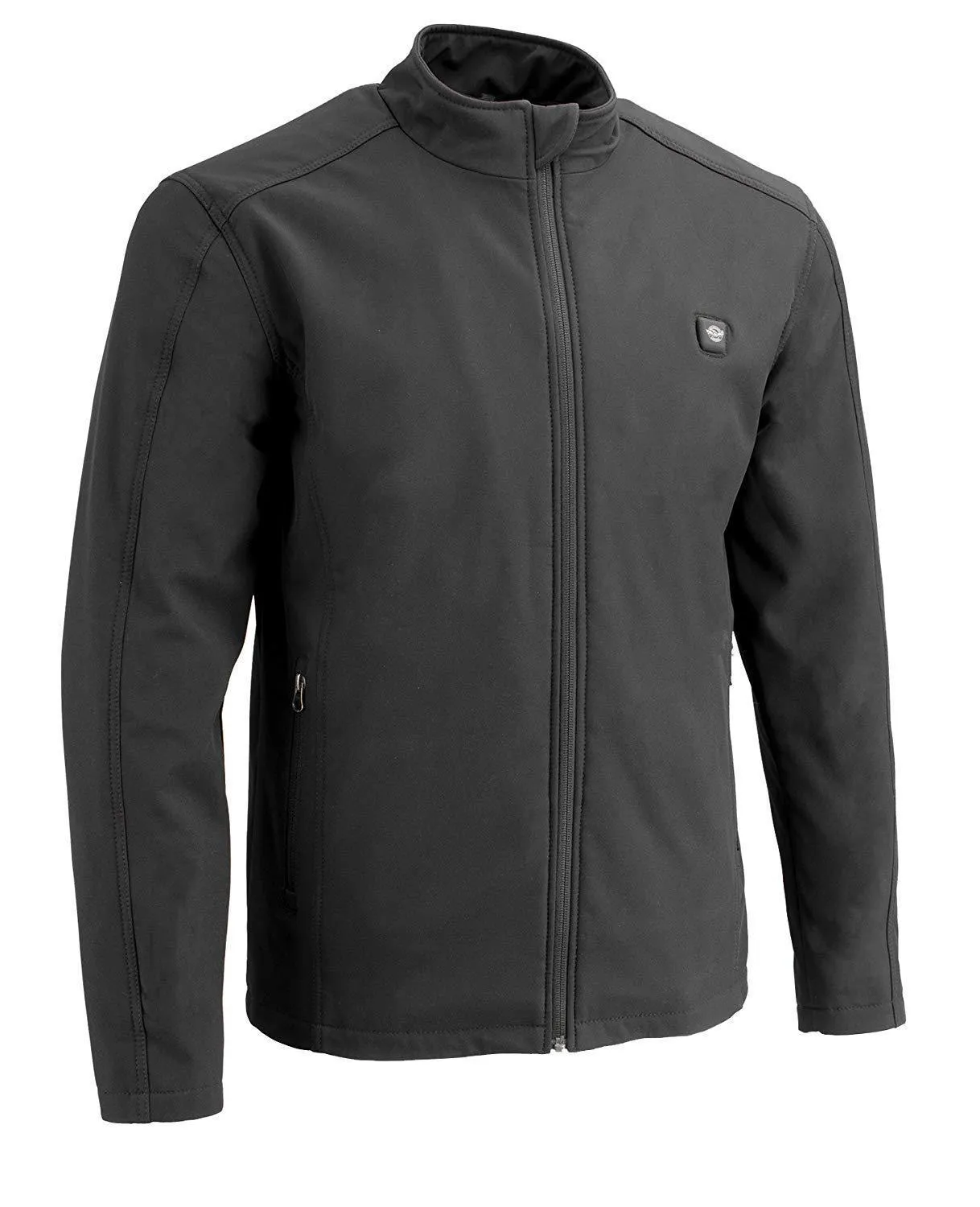 Milwaukee Performance-MPM1762SET-Men's Zipper Front Heated Soft Shell Jacket w/ Front & Back Heating Elements includes portable battery pack