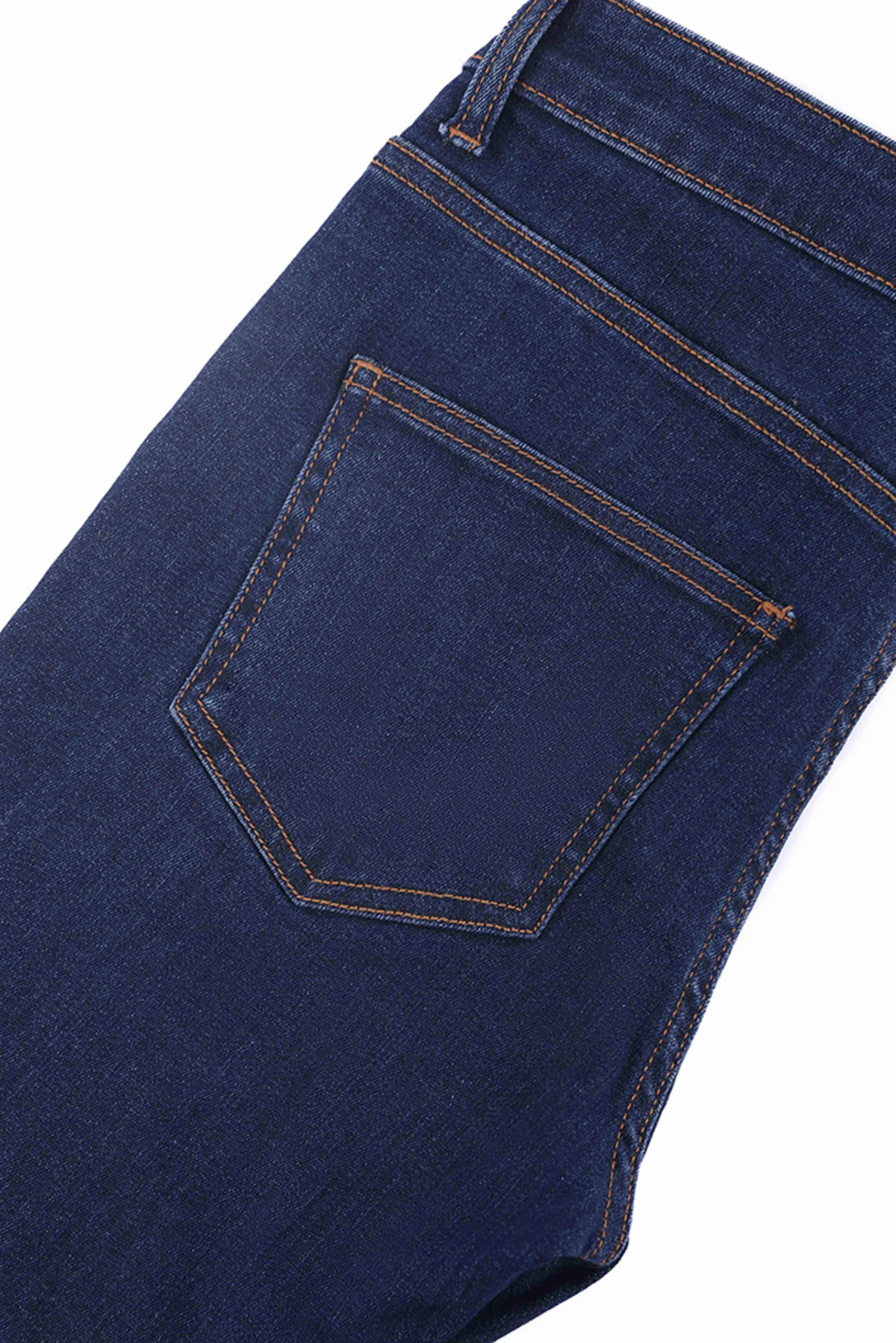 Navy Mid-rise Jeans