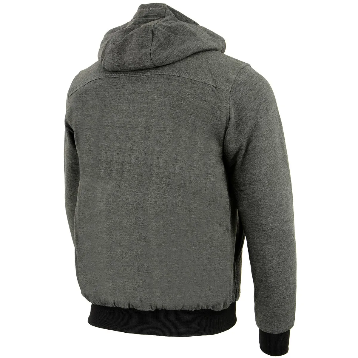 Nexgen Heat MPM1713SET12v Men's Grey 'Heated' Front Zipper Hoodie