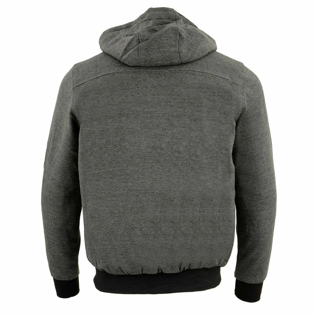 Nexgen Heat MPM1713SET12v Men's Grey 'Heated' Front Zipper Hoodie