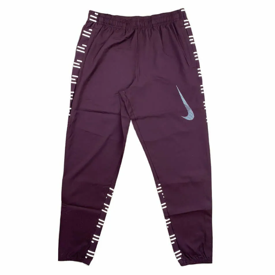 Nike Flash Run Division Woven Trousers - Burgundy