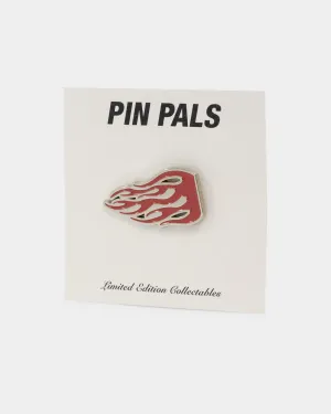 Pin Pals Flame Pin Red