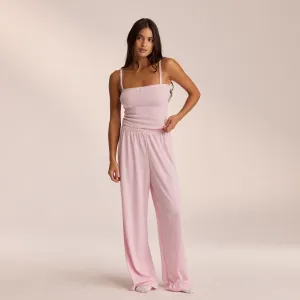 Pointelle Pyjama Bottoms - Pink