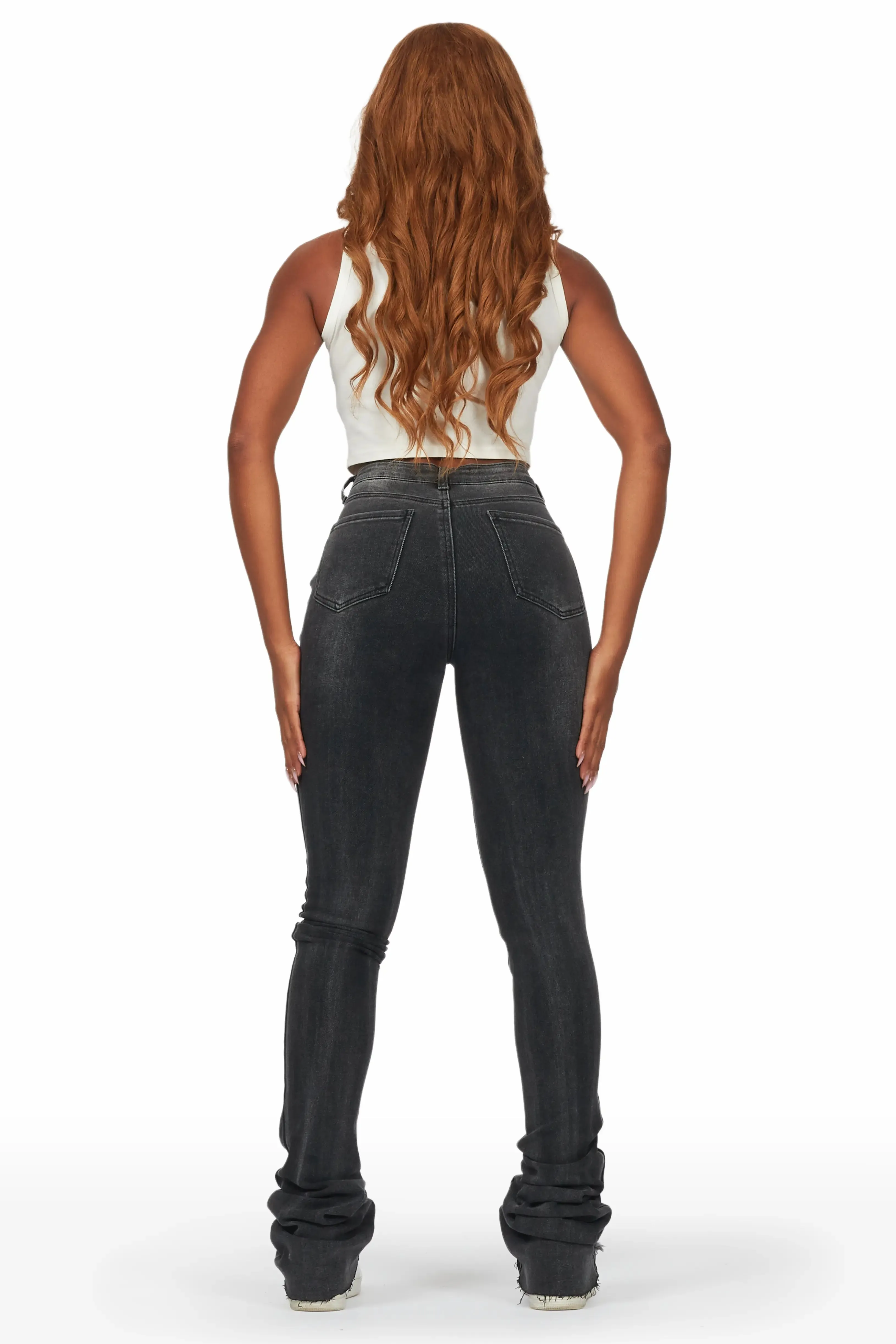 Remy Black Super Stacked Jean