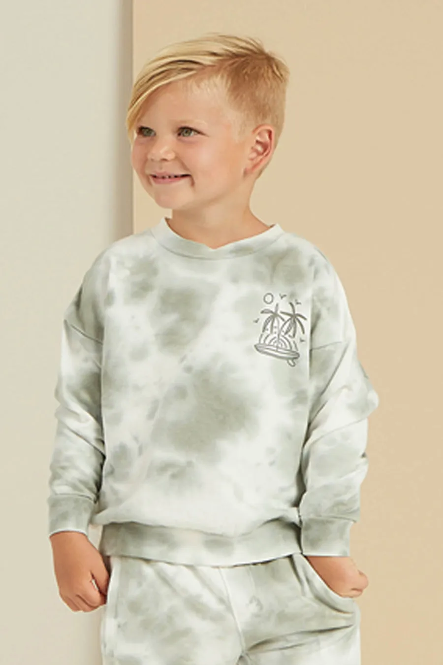 Rylee   Cru Tie Dye Kids Sweatshirt