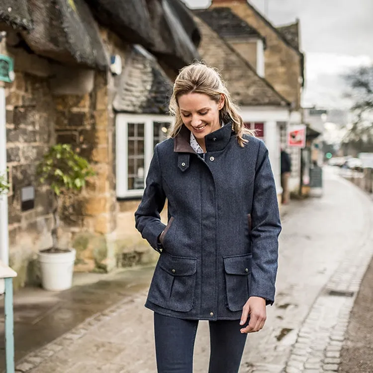 Schoffel Ladies Lilymere Jacket - Navy Herringbone Tweed