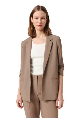 Soaked Womens Shirley Blazer Walnut