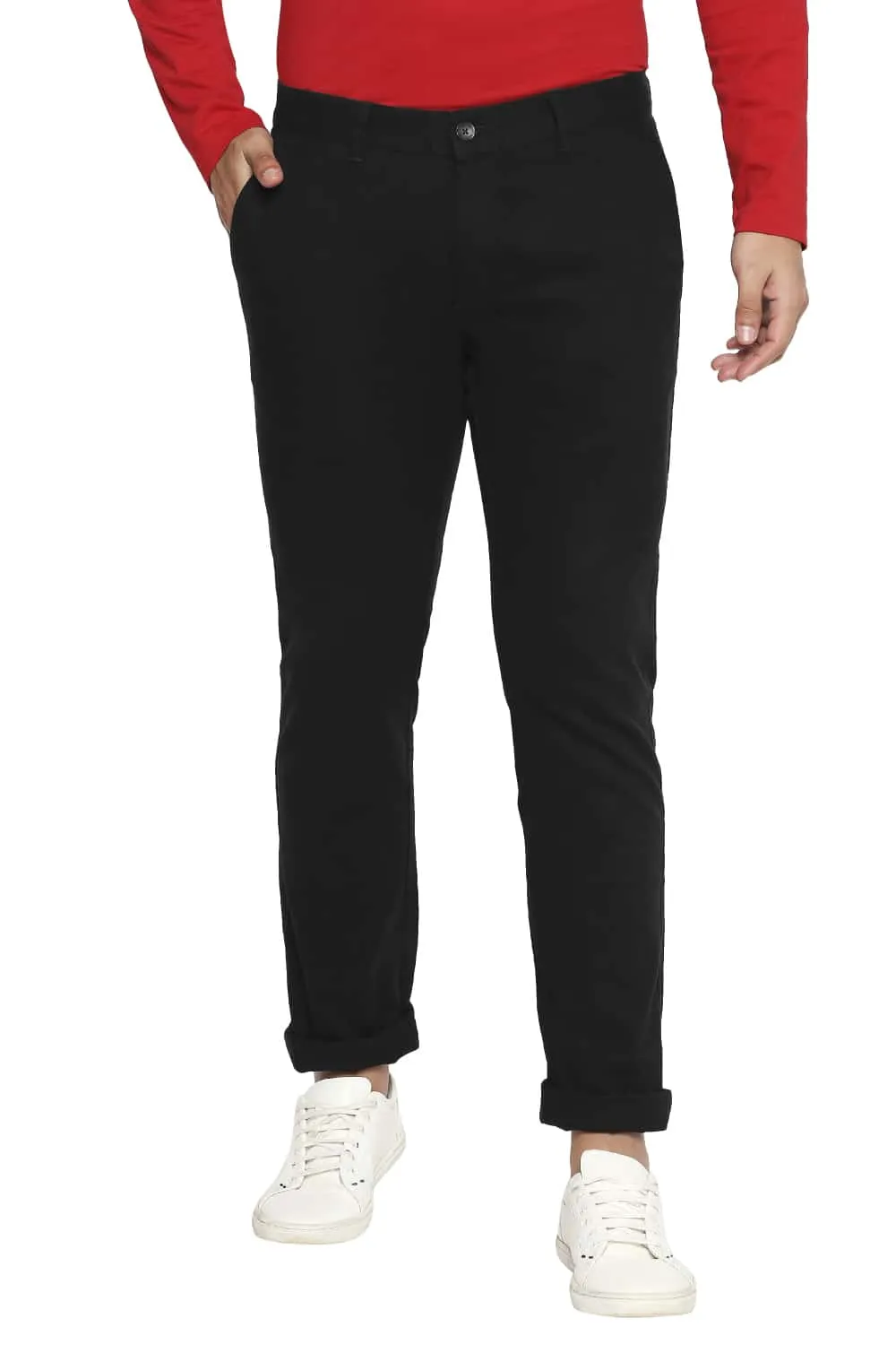 Tapered Fit Anthracite Stretch Trouser