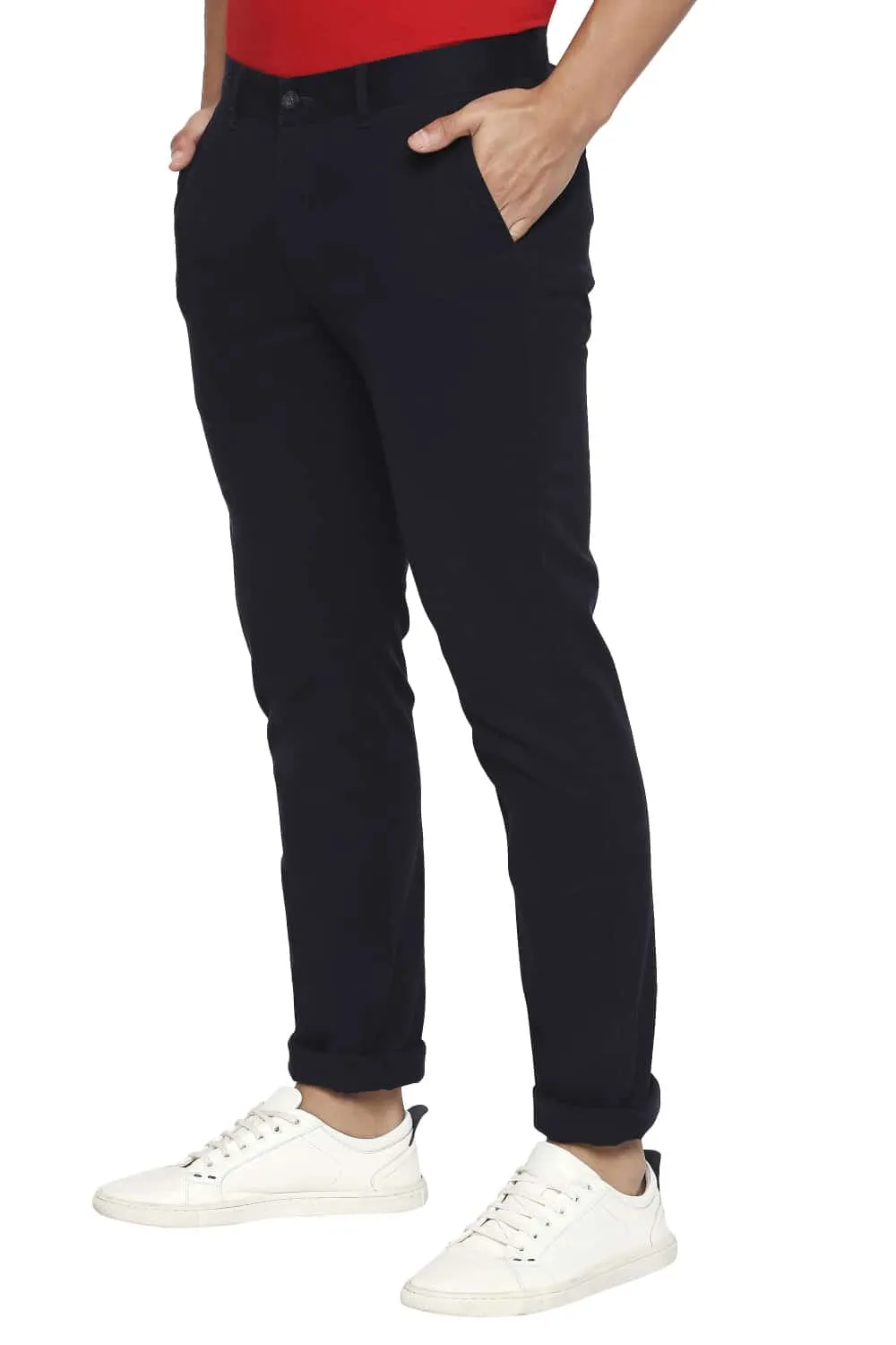 Tapered Fit Anthracite Stretch Trouser