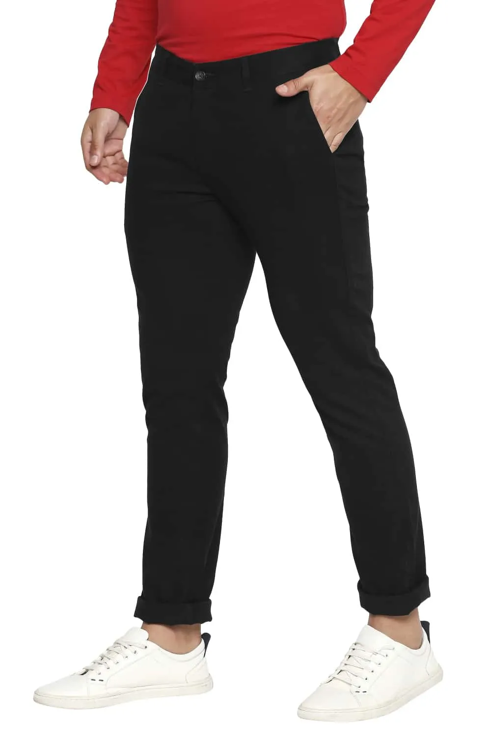 Tapered Fit Anthracite Stretch Trouser