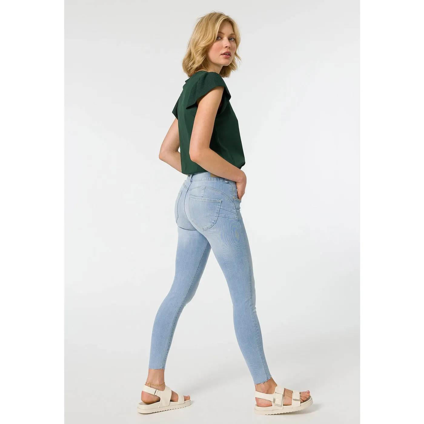 TFSI Double Up Skinny Light Blue Jeans