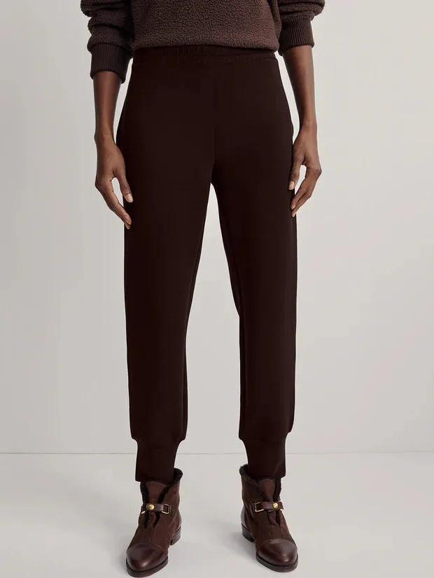 The Slim Cuff Pant 27.5" in Coffee Bean