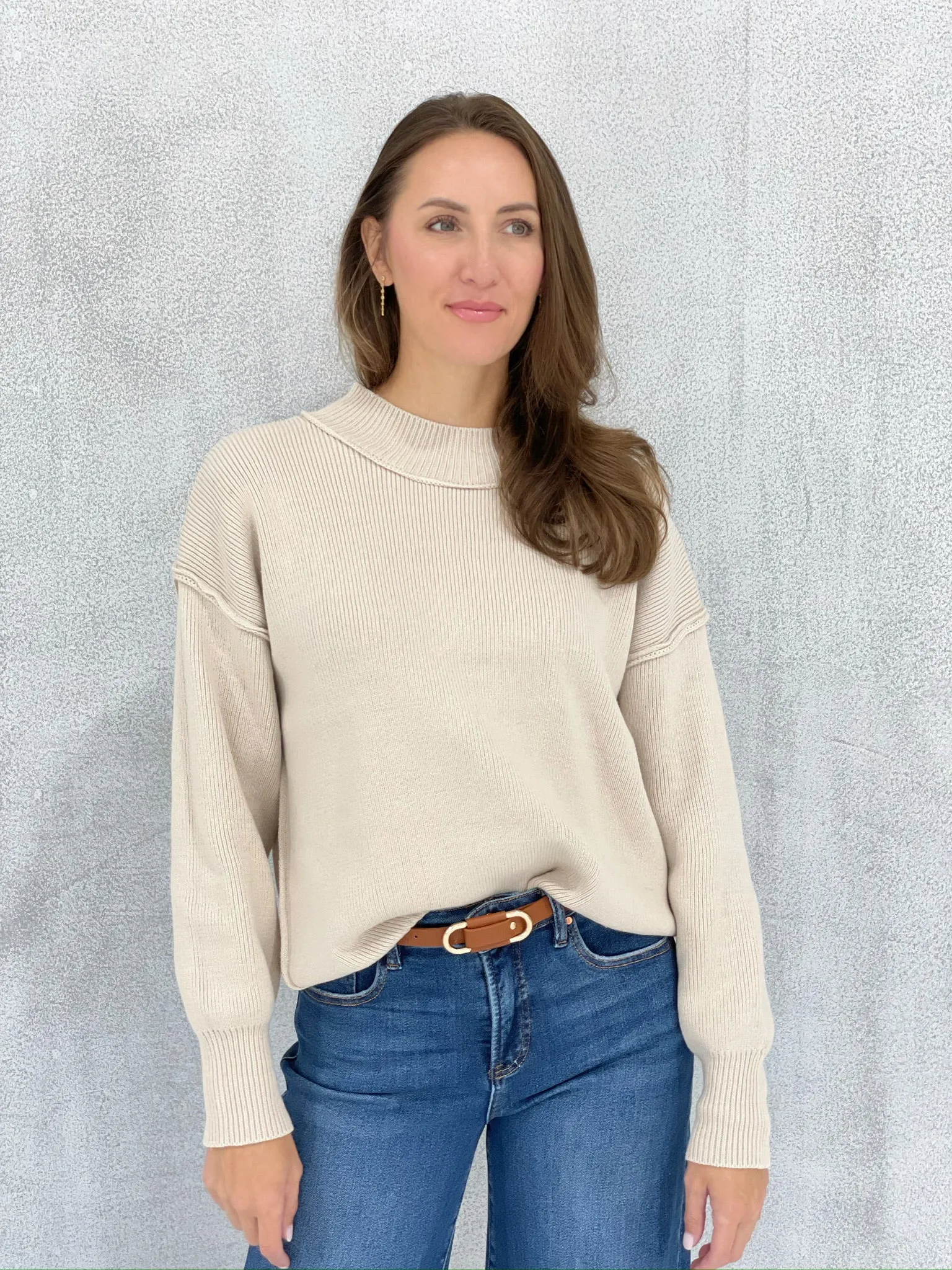 Winter Galore Sweater - Sand Beige  *CM