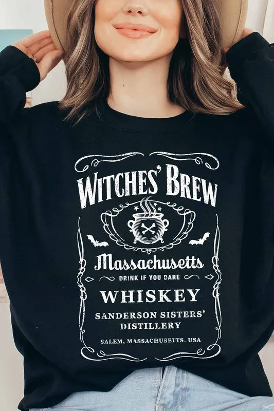 Witches Brew Whiskey Graphic Sweatshirt