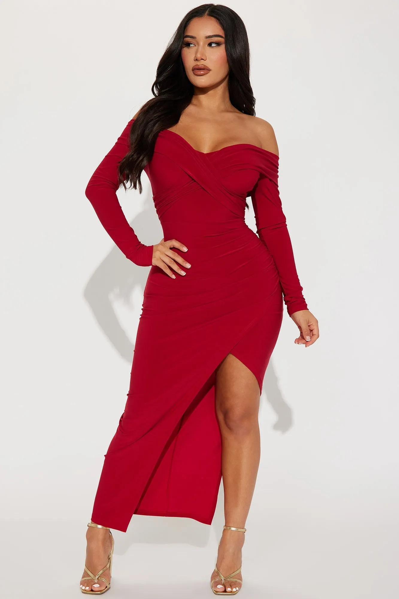 Yazmine Maxi Dress - Red